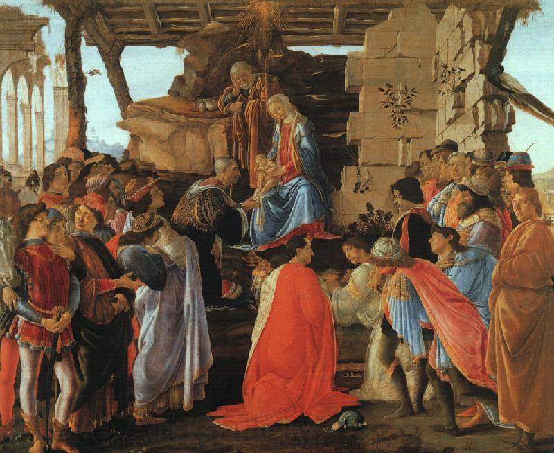Sandro Botticelli The Adoration of the Magi France oil painting art